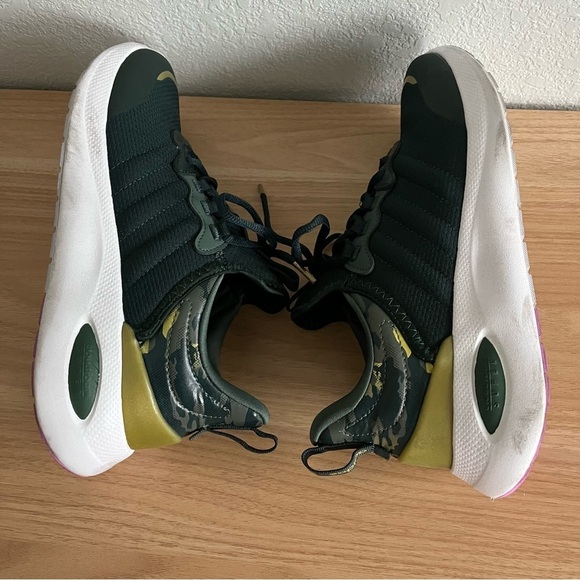 ADIDAS Women's sz 7 Sneakers Cloudfoam Comfot Puremotion Super Shadow Green - Picture 7 of 12